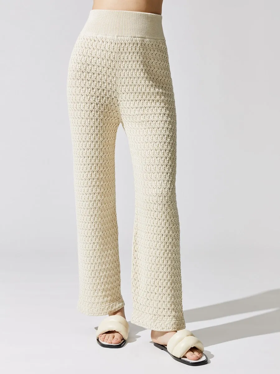 Lace Trousers - Ivory