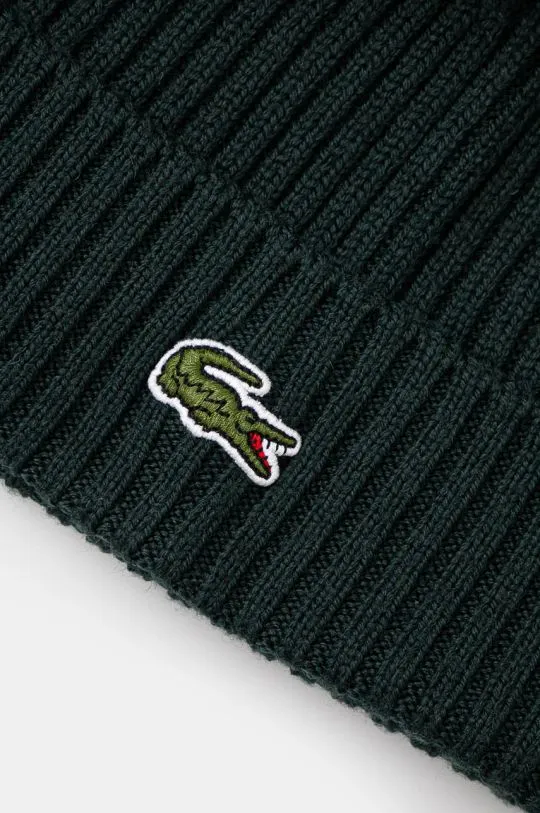 Lacoste wool beanie black color RB0001