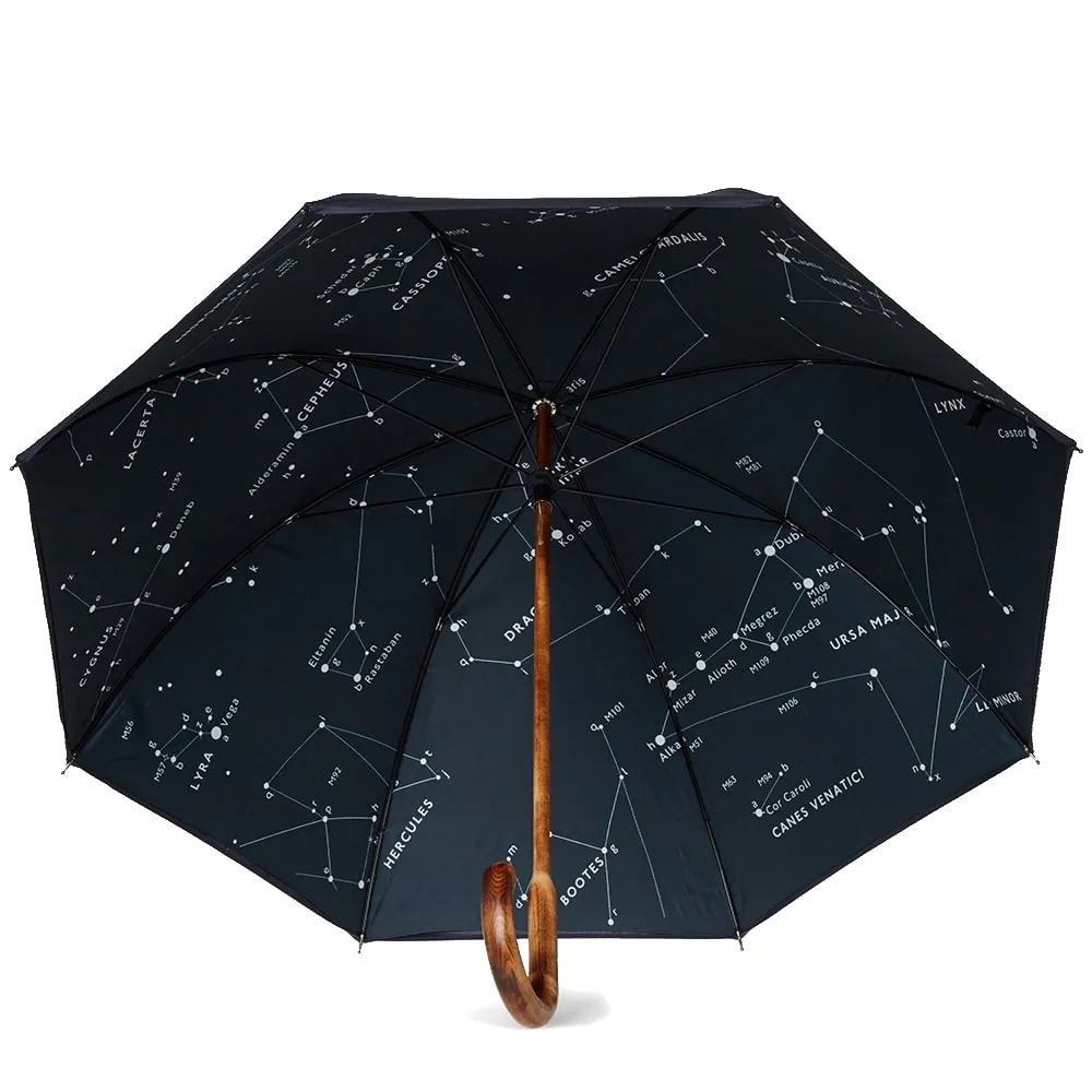 London Undercover Double Layer Constellation Interior UmbrellaNavy