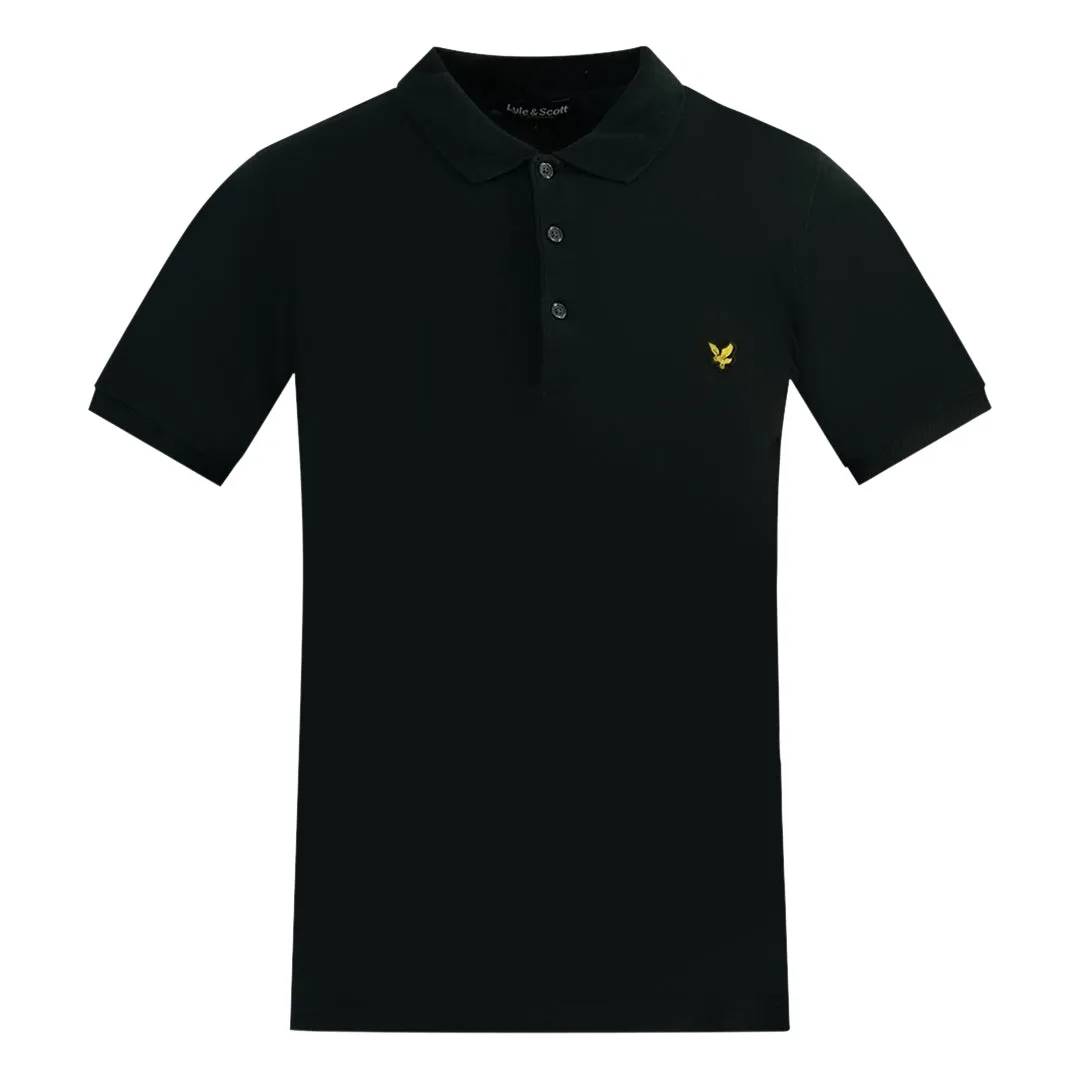 Lyle & Scott Black Polo Shirt