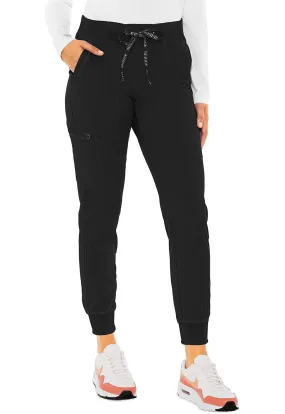 Med Couture Touch Jogger Yoga Pant in Black