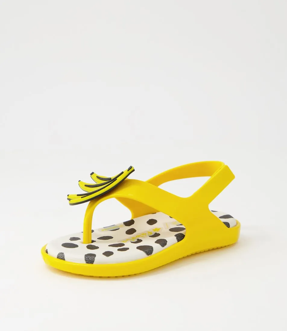 MELISSA Melissa Sunny Fabula Pre Yellow Pvc Sandals