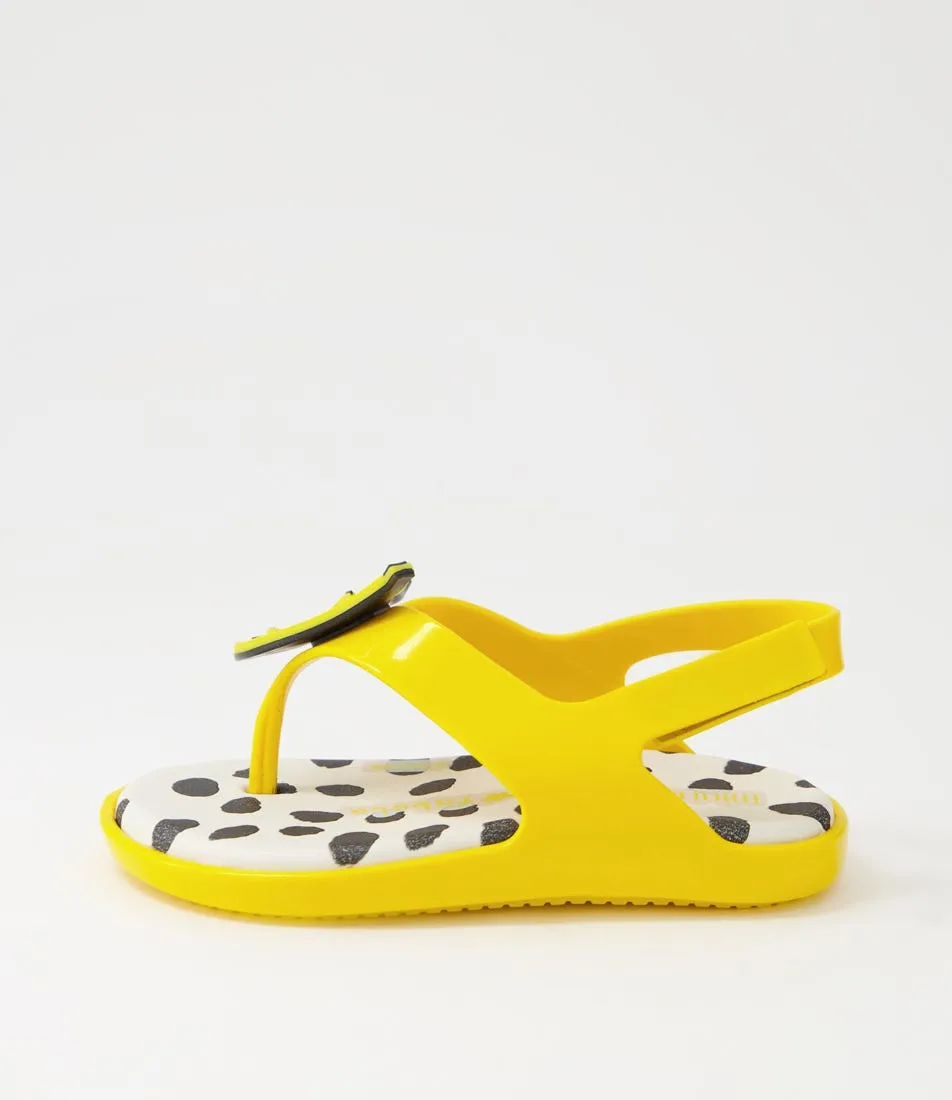 MELISSA Melissa Sunny Fabula Pre Yellow Pvc Sandals