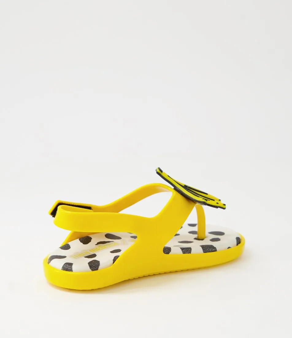 MELISSA Melissa Sunny Fabula Pre Yellow Pvc Sandals