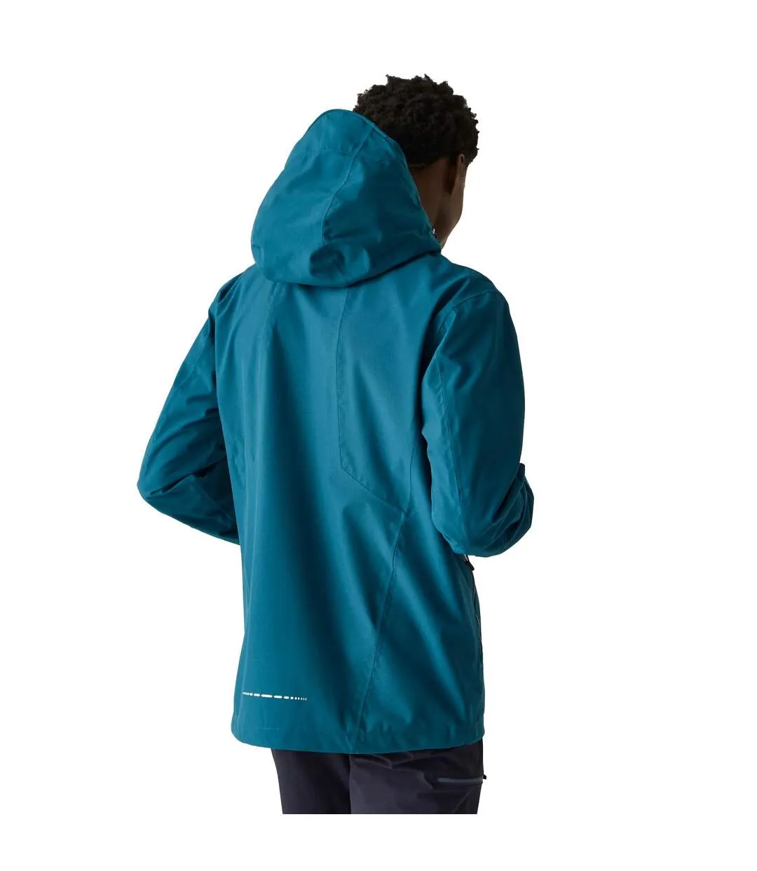 Mens bosfield ii waterproof jacket moroccan blue/citron lime Regatta