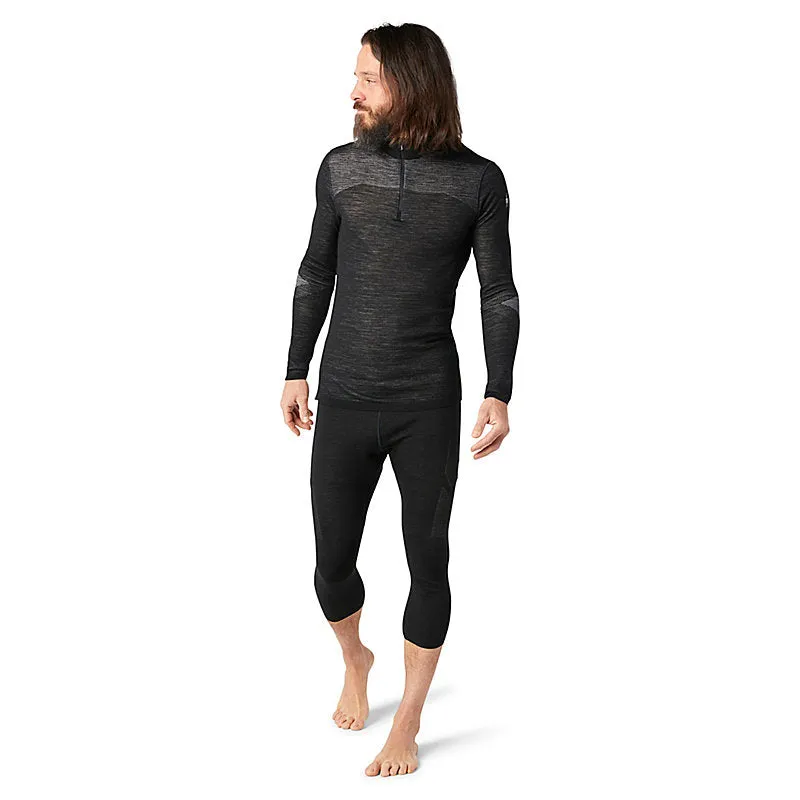 Men's Intraknit Thermal Merino Base Layer 1/4 Zip (960 - Black-White)