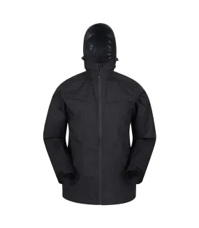 Mens rift extreme 2.5 layer waterproof jacket black Mountain Warehouse