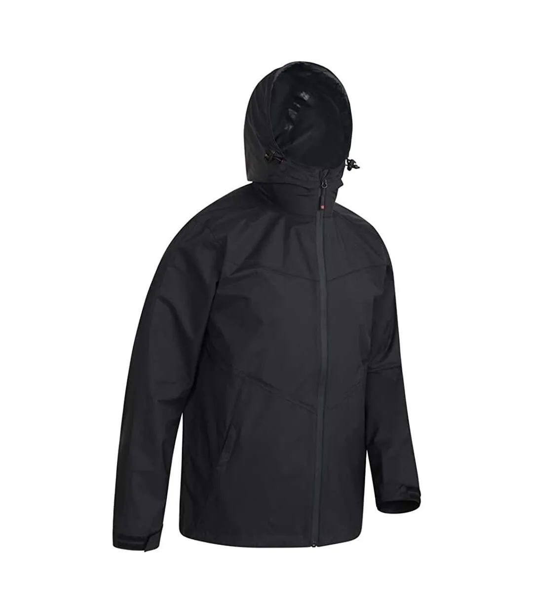 Mens rift extreme 2.5 layer waterproof jacket black Mountain Warehouse