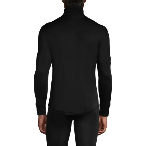 Men's Silk Roll Neck Thermal Top