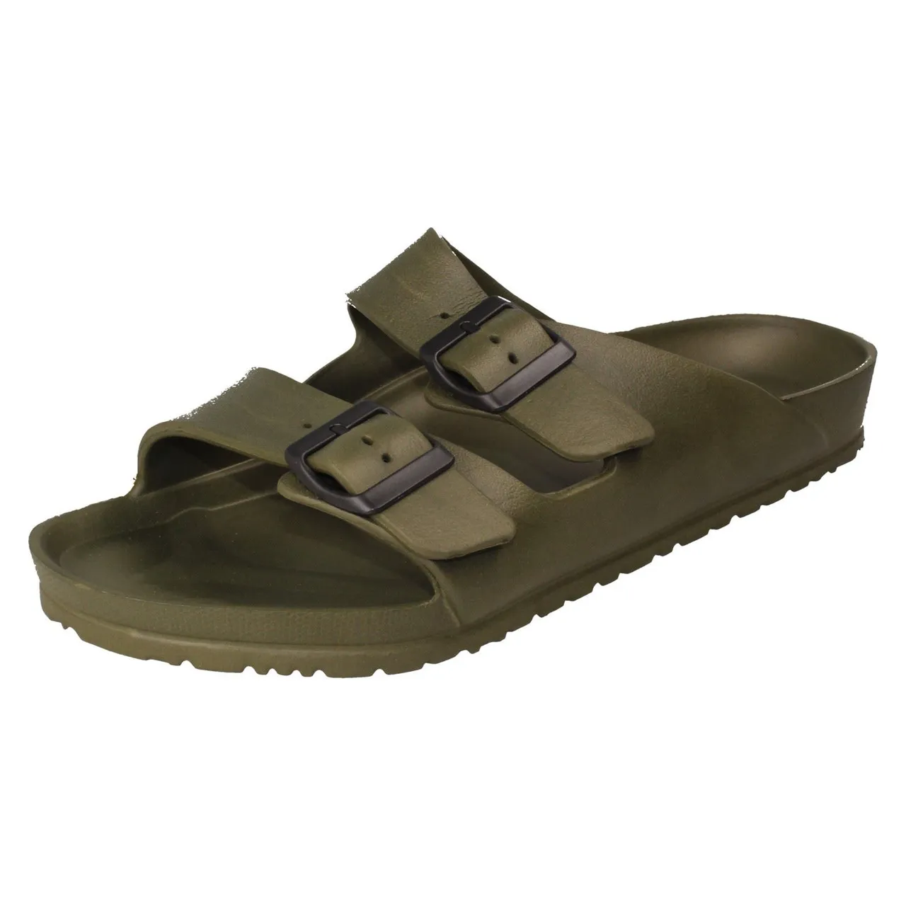 Mens Spot On Light Weight Mule Sandals - A0R063