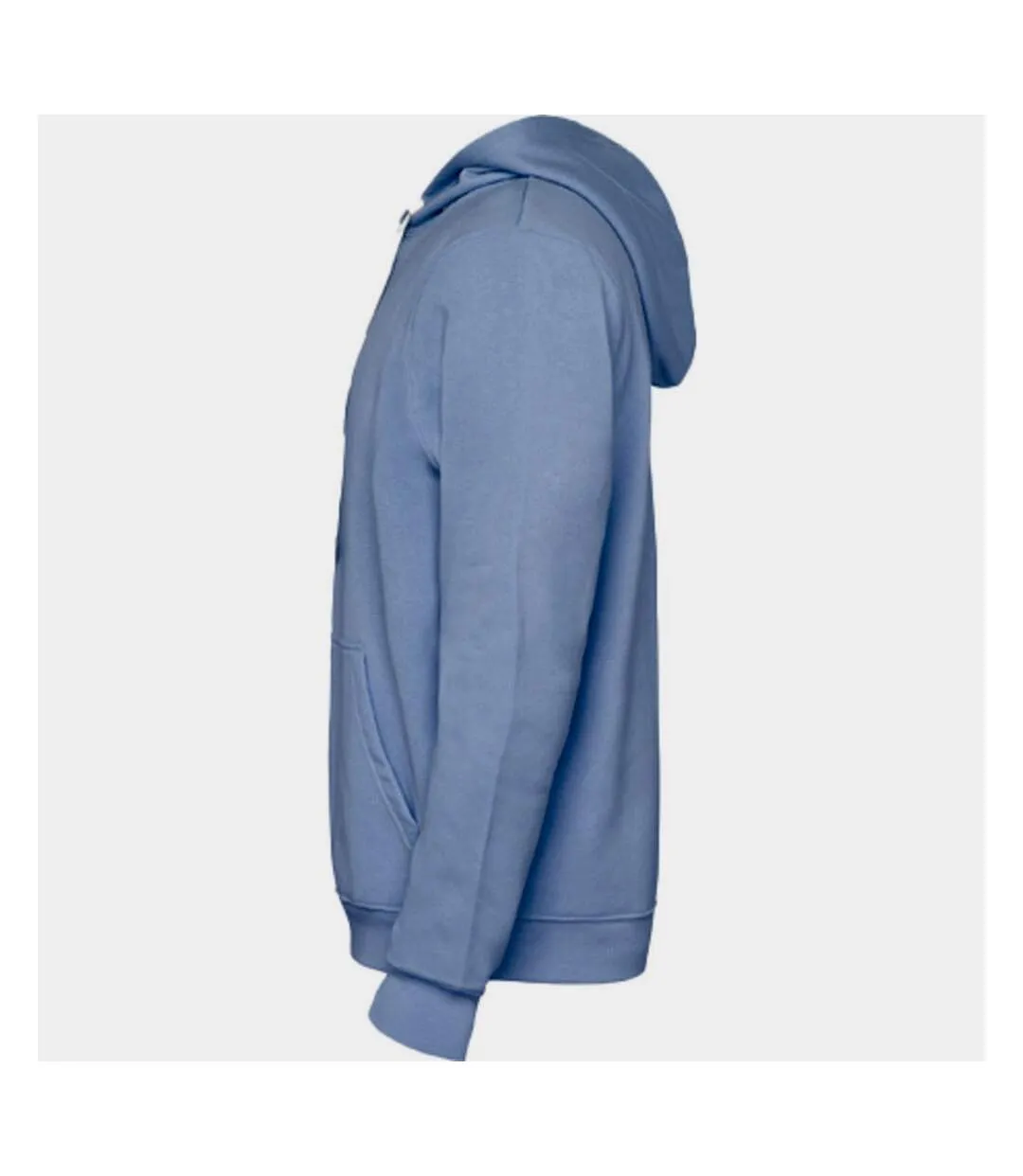 Mens urban hoodie sky blue/white Roly