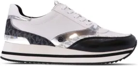 Michael Kors monogram-detail low-top sneakers White