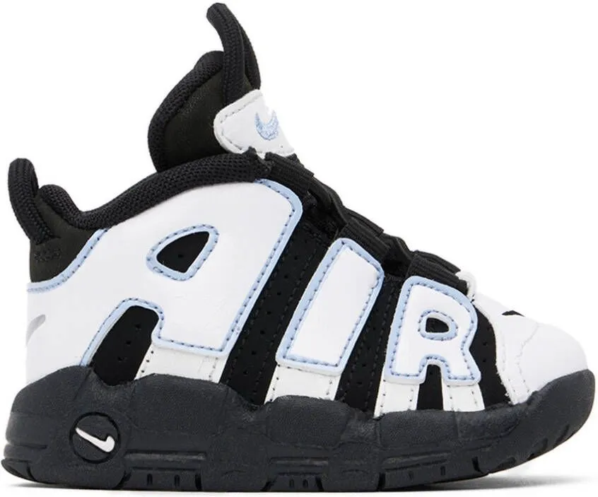 Nike Baby Black & White Air More Uptempo Sneakers