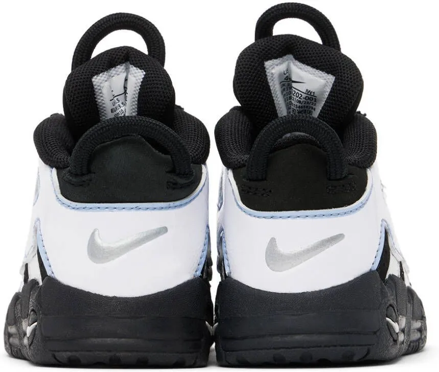 Nike Baby Black & White Air More Uptempo Sneakers