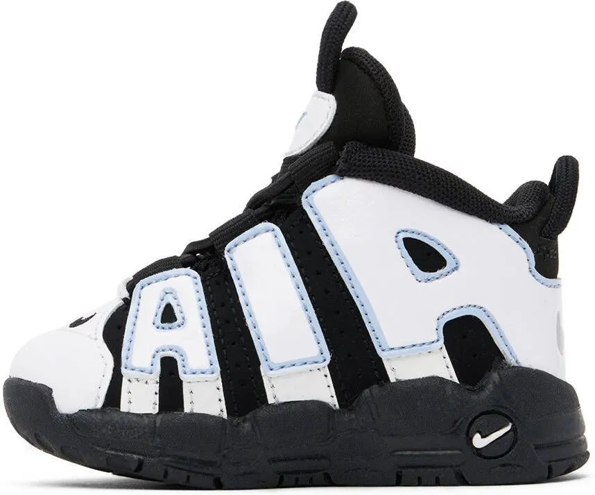 Nike Baby Black & White Air More Uptempo Sneakers