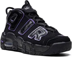 Nike Kids Air More Uptempo Black Action Grape sneakers