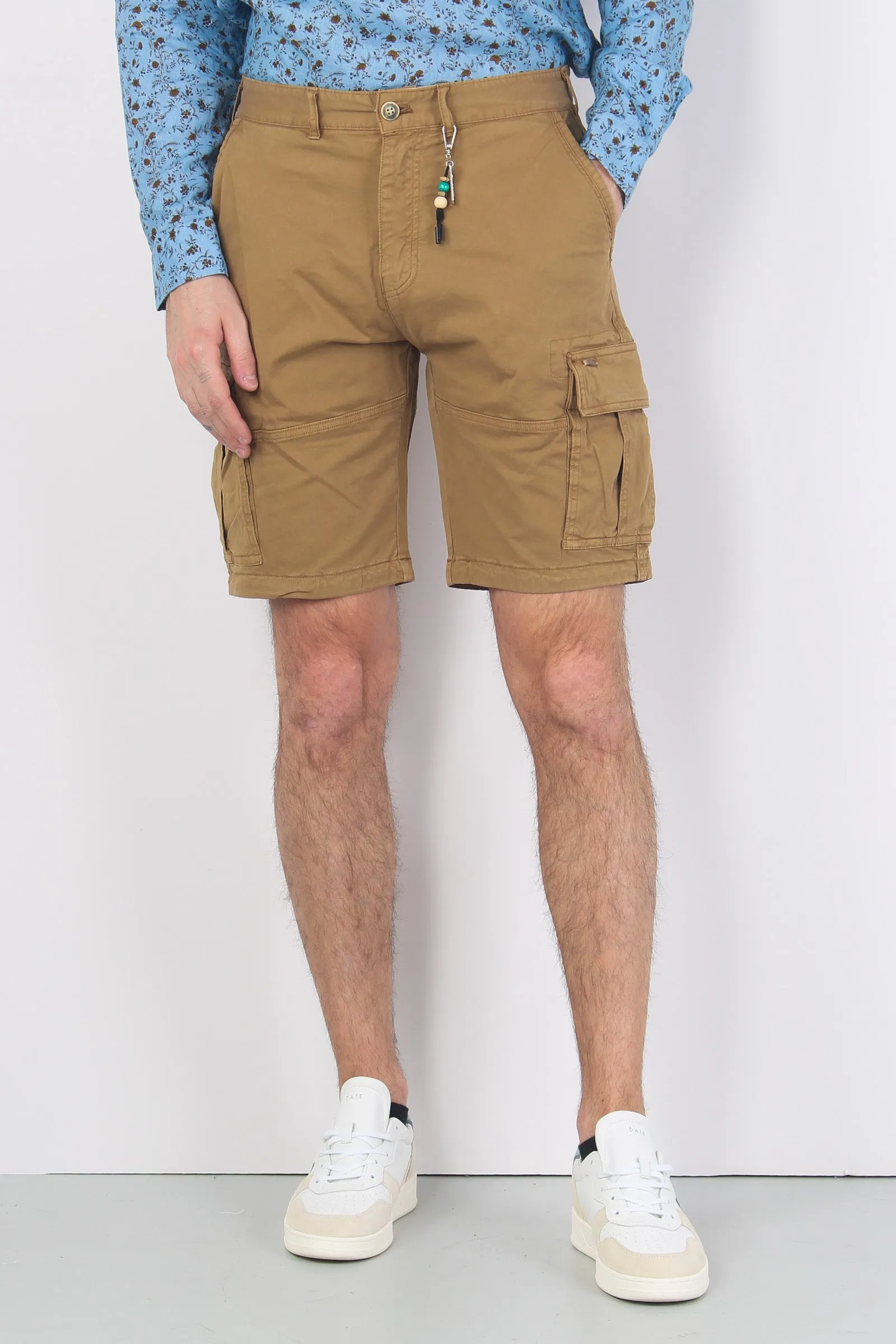 Pantalone Cargo Pulito Camel