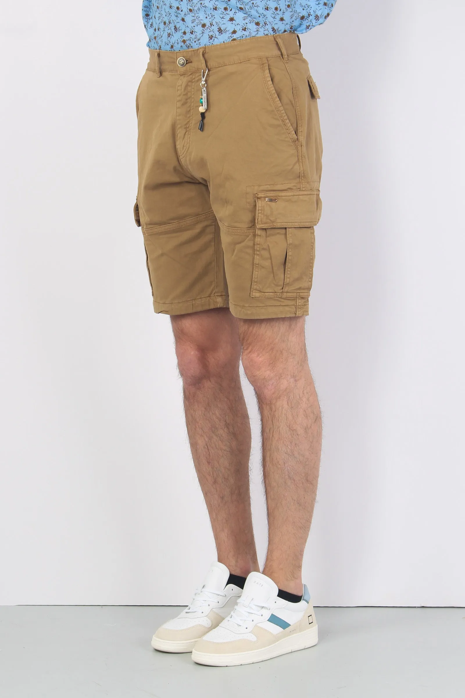 Pantalone Cargo Pulito Camel