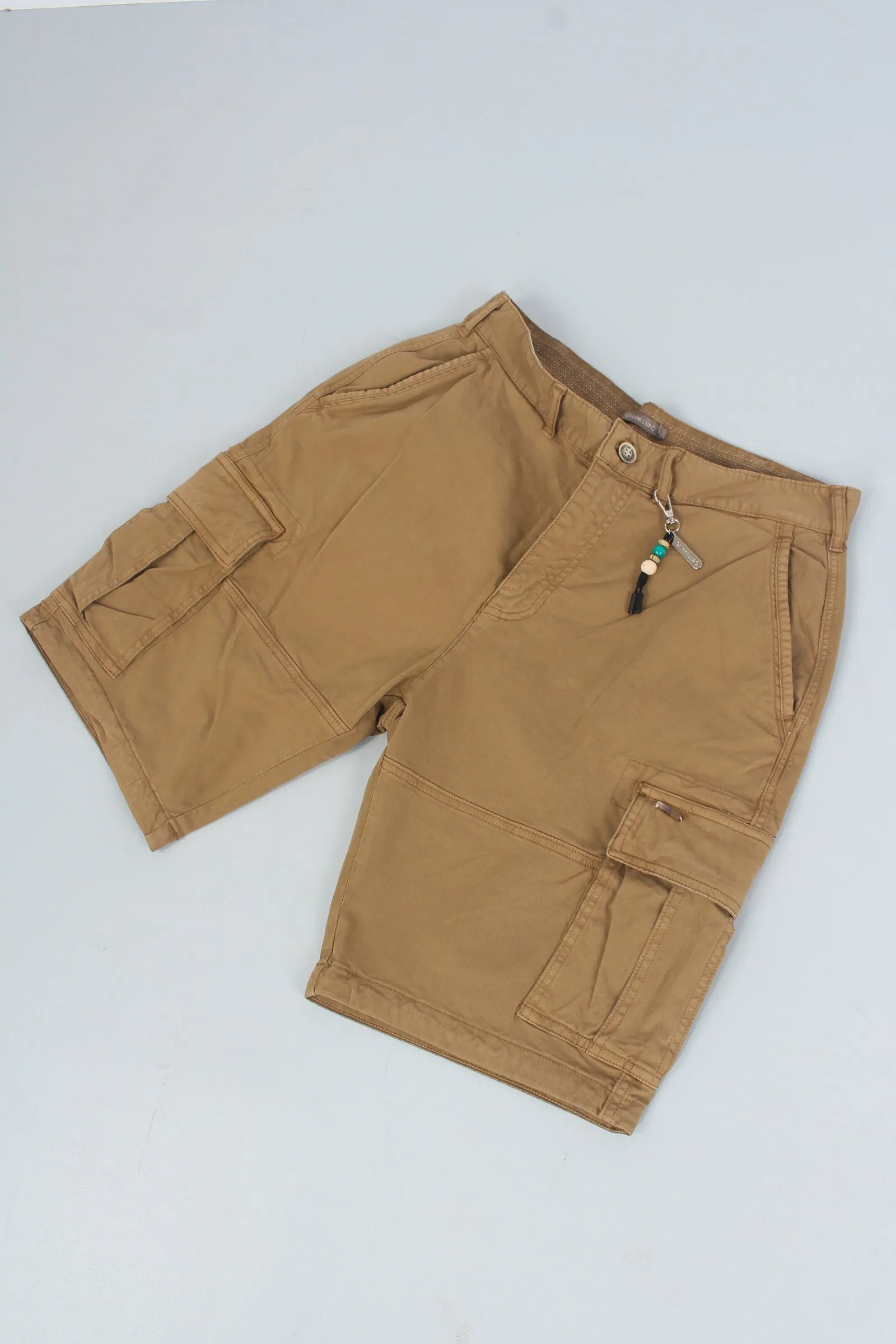 Pantalone Cargo Pulito Camel