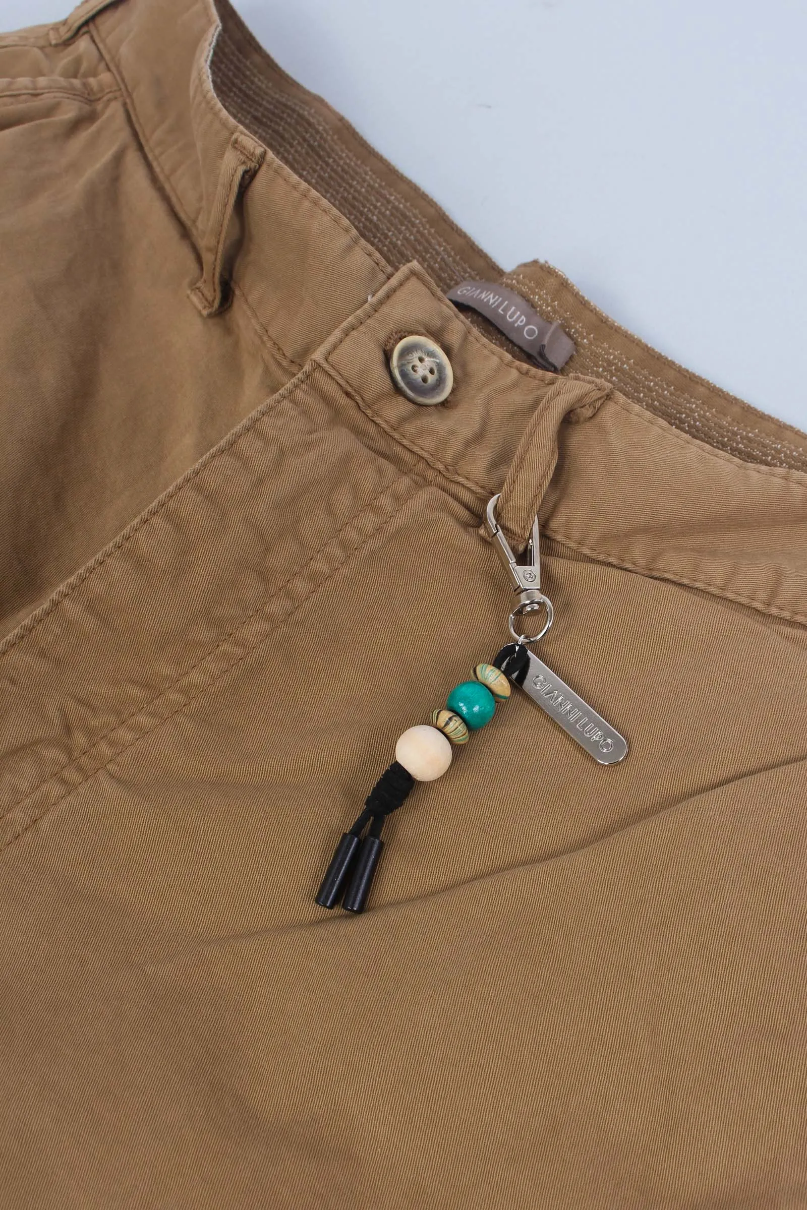 Pantalone Cargo Pulito Camel