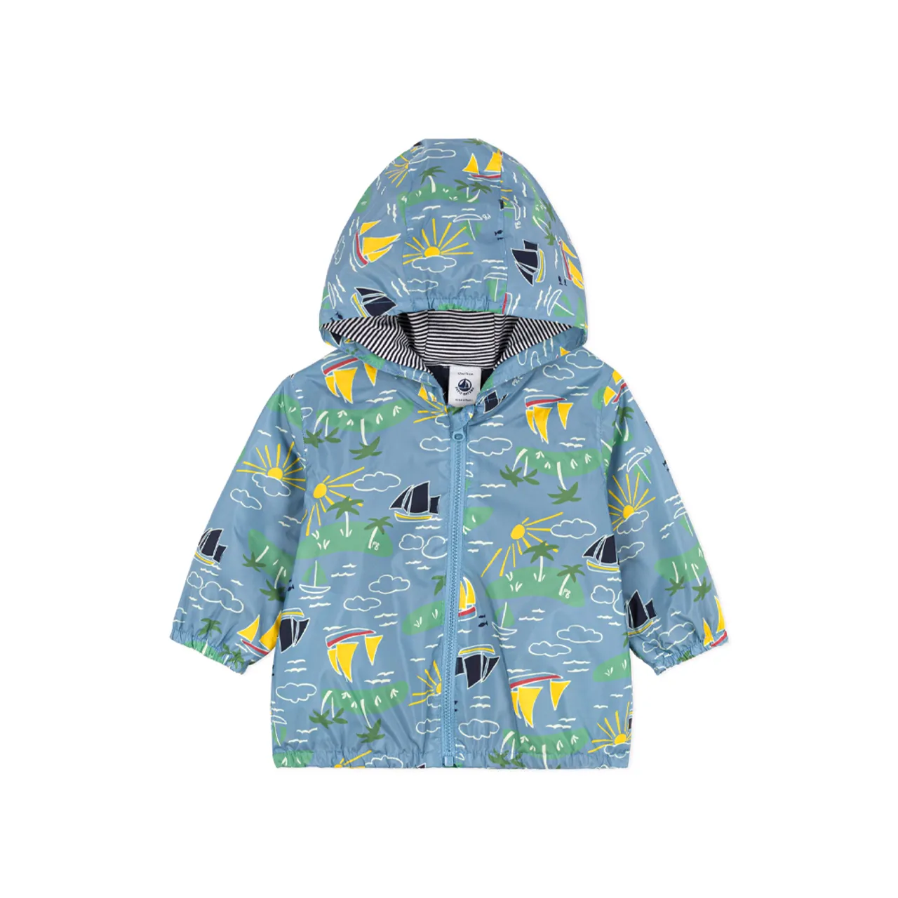 Petit Bateau Babies' Recycled Polyester Windbreaker