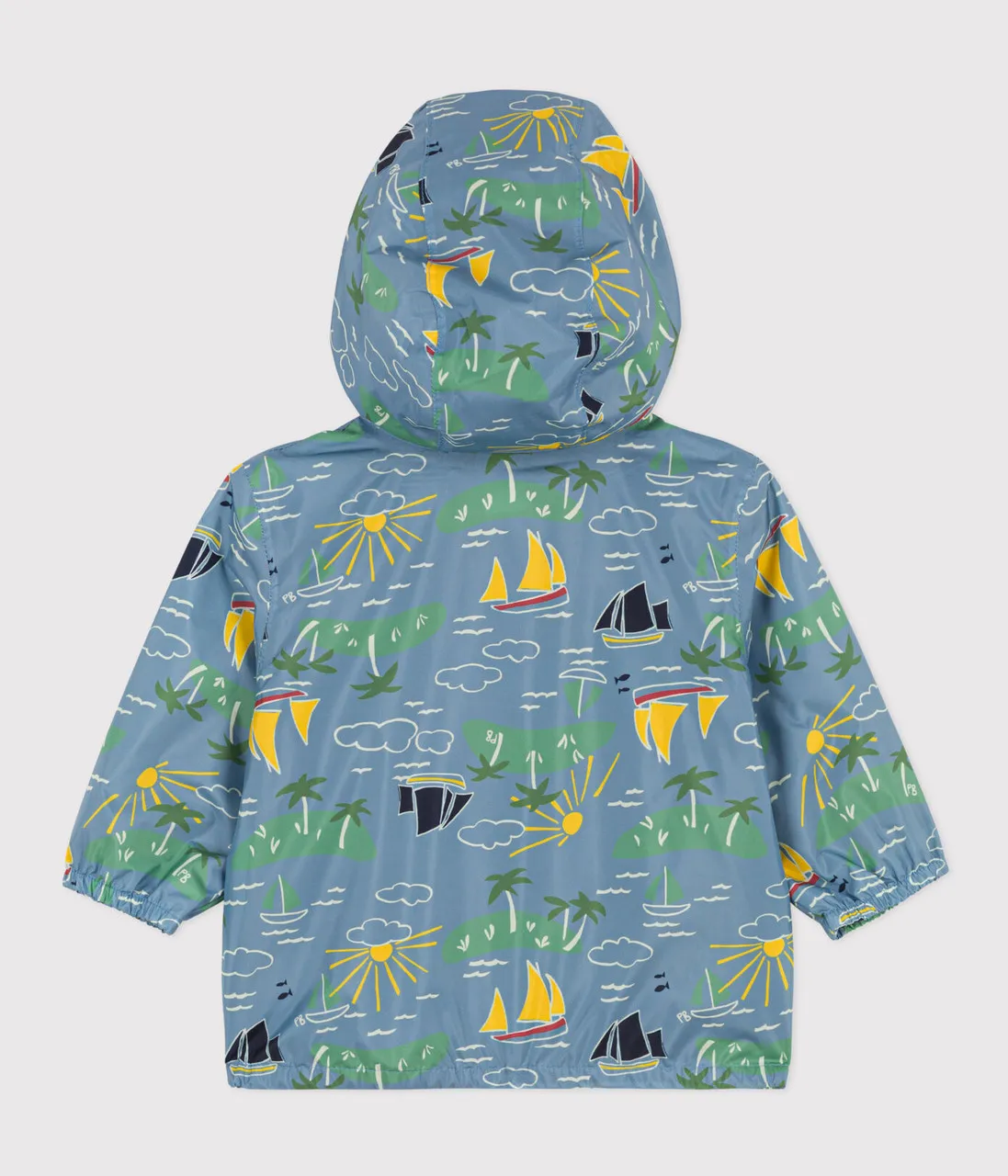 Petit Bateau Babies' Recycled Polyester Windbreaker