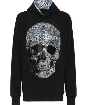 Philipp Plein Hoodie sweatshirt Paisley Strass