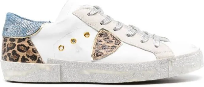 Philippe Model Paris PRSX leather low-top sneakers White