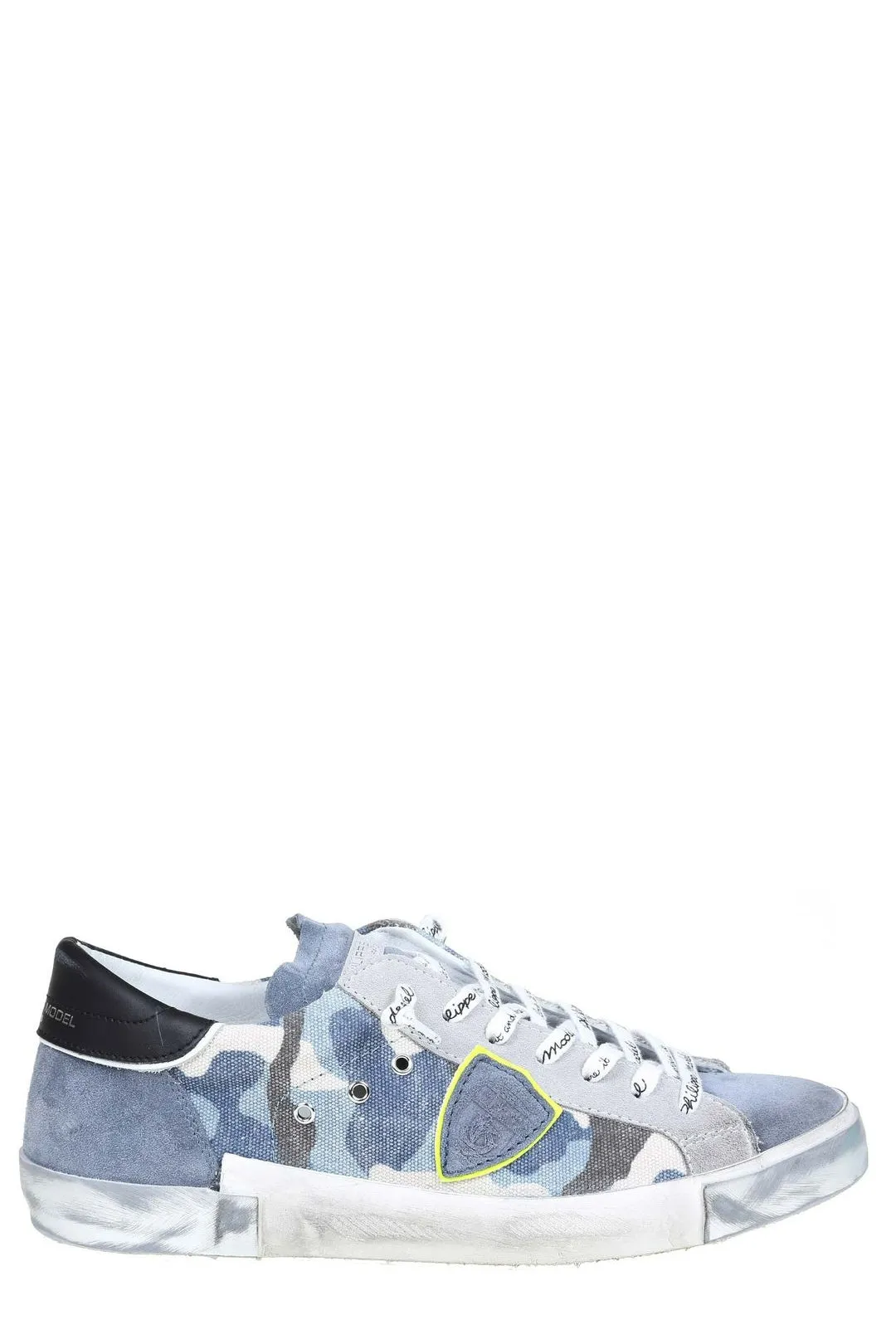 Philippe Model Prsx Denim Patchwork Sneakers