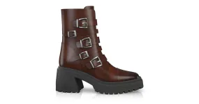 Platform Combat Ankle Boots 58870