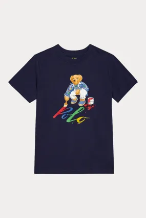 Polo Ralph Lauren Kids 2-6 Ya Unisex ocuk Polo Bear T-shirt