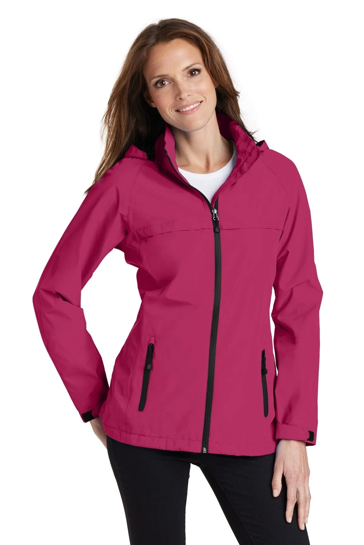 Port Authority Ladies Torrent Waterproof Jacket L333 Dark Fuchsia