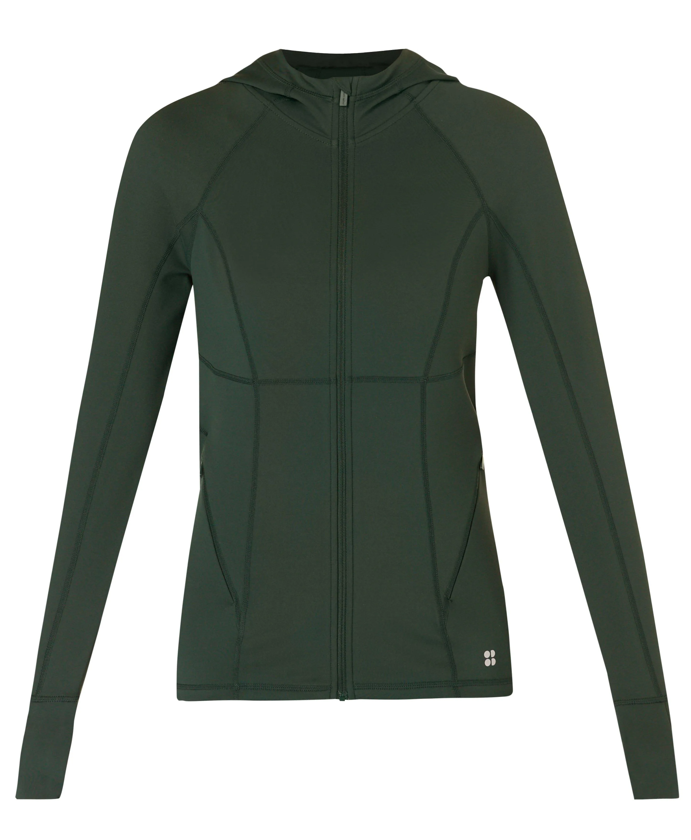 Pro Run Zip Up Sb9668 Trek-Green