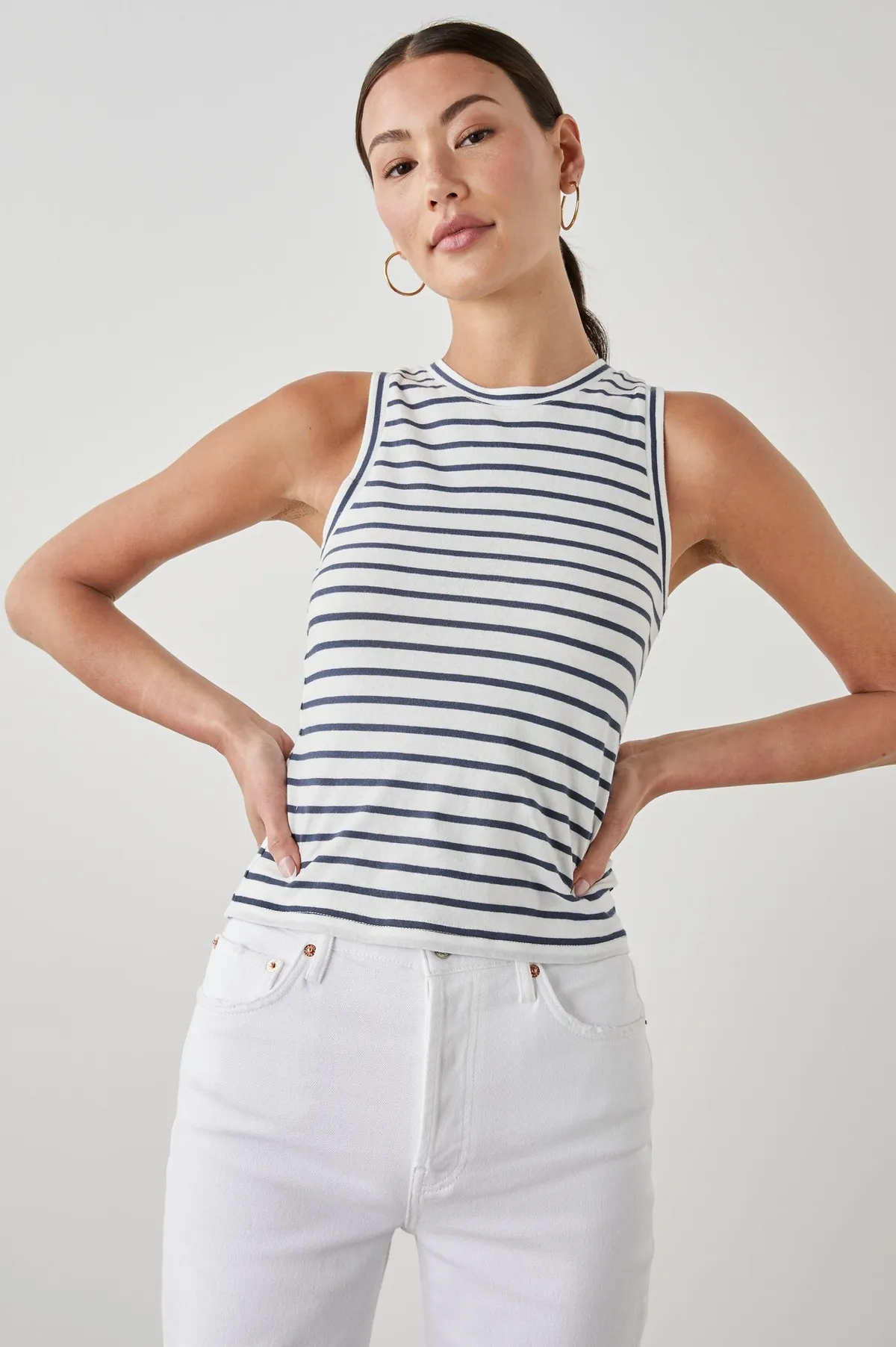 Racer Tank - Sailor Stripe