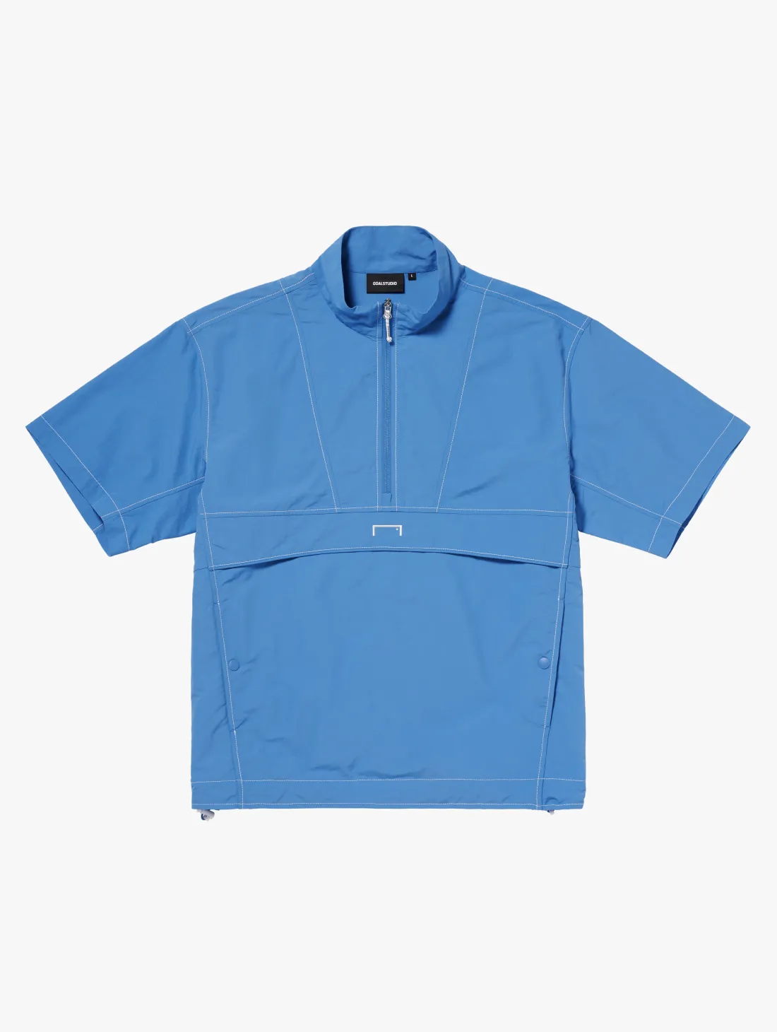 RIPSTOP SHORT SLEEVE ANORAK-BLUE