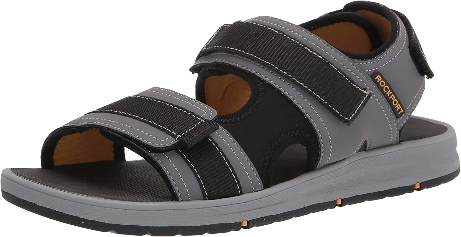 Rockport Mens LB M Sports 3 Stap Sandals