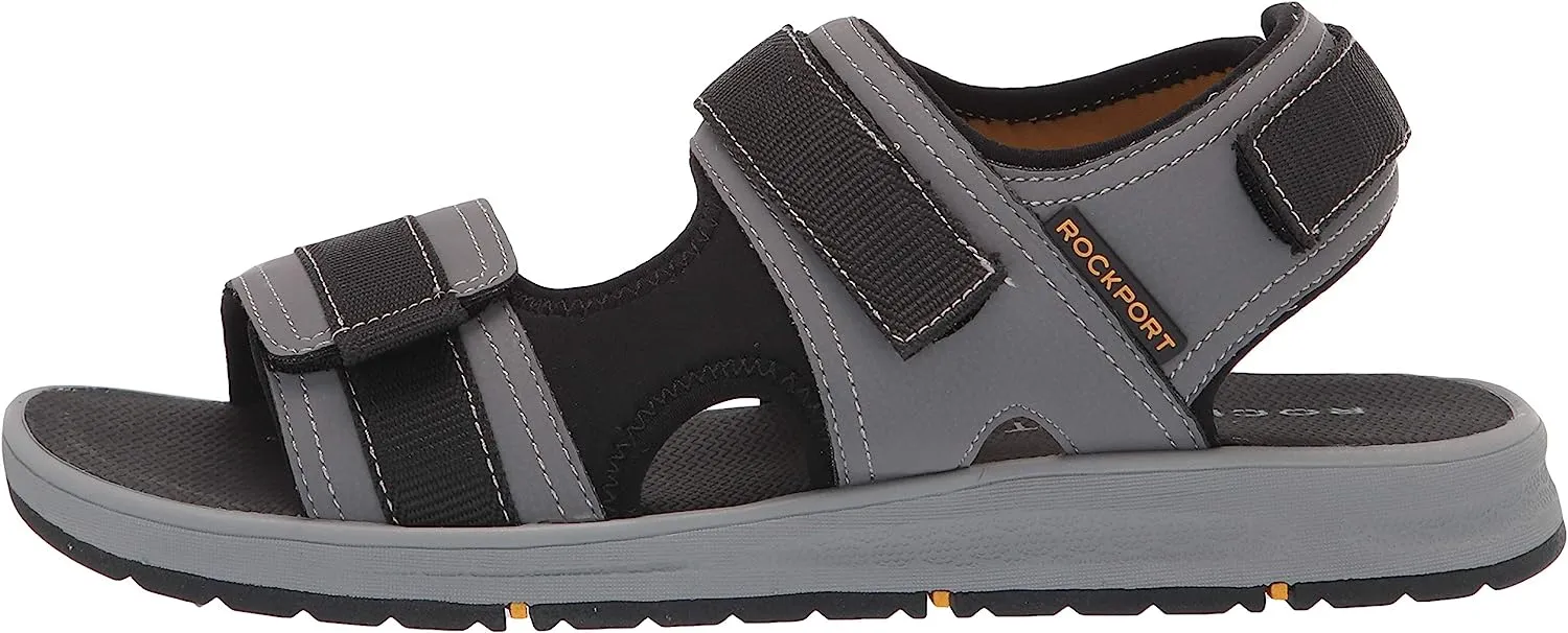 Rockport Mens LB M Sports 3 Stap Sandals