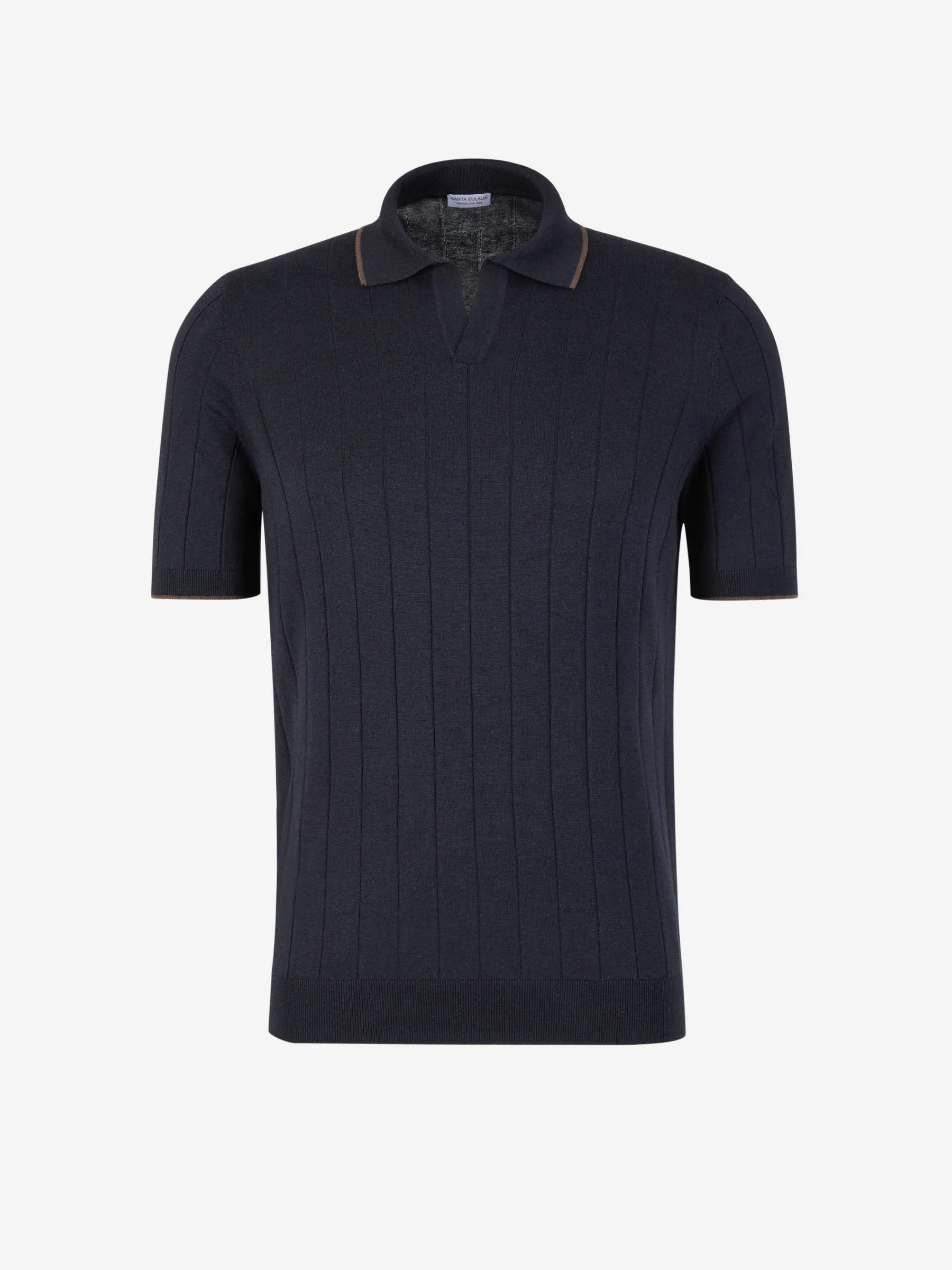 Santa Eulalia Silk Knit Polo 