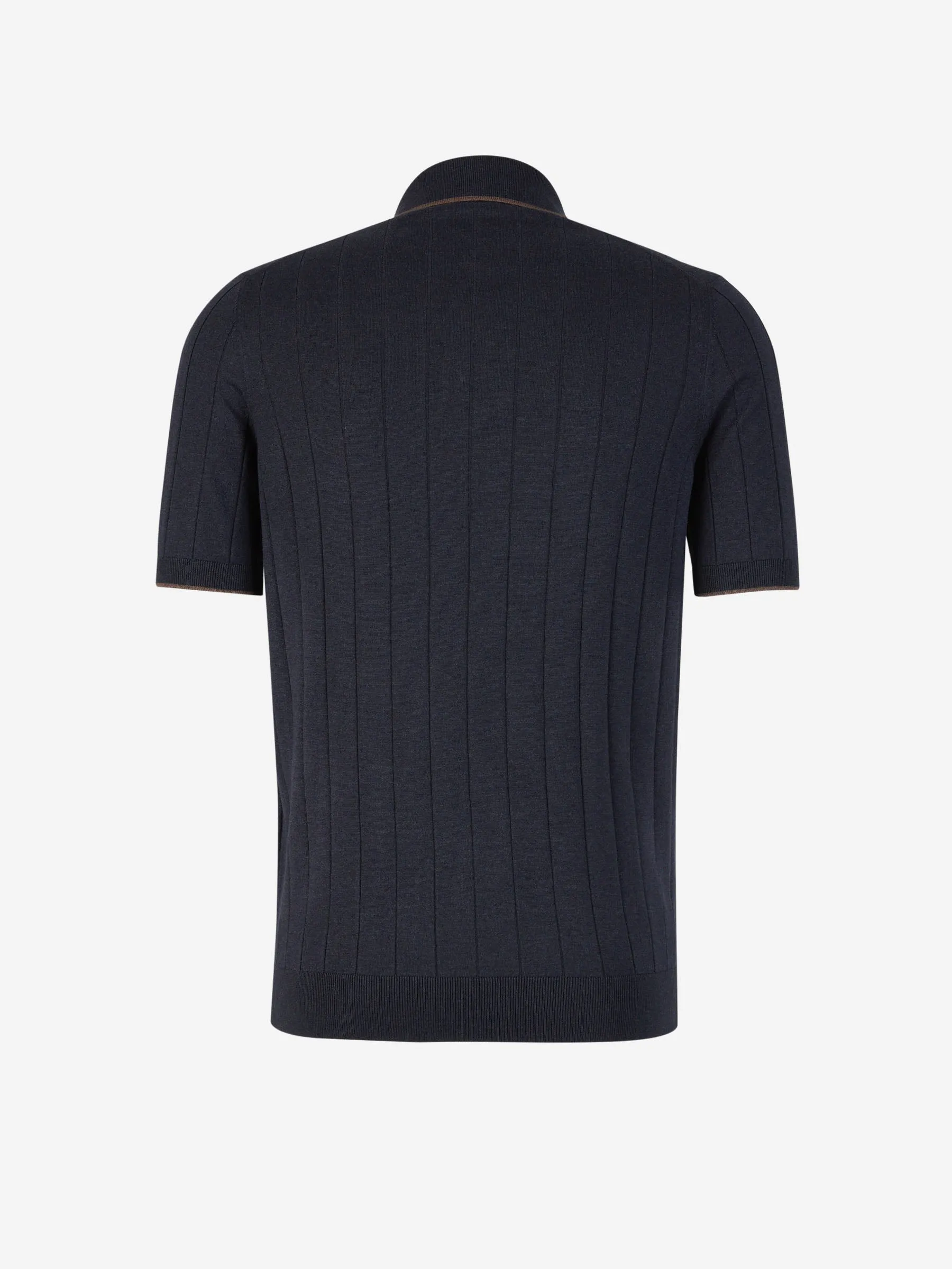 Santa Eulalia Silk Knit Polo 