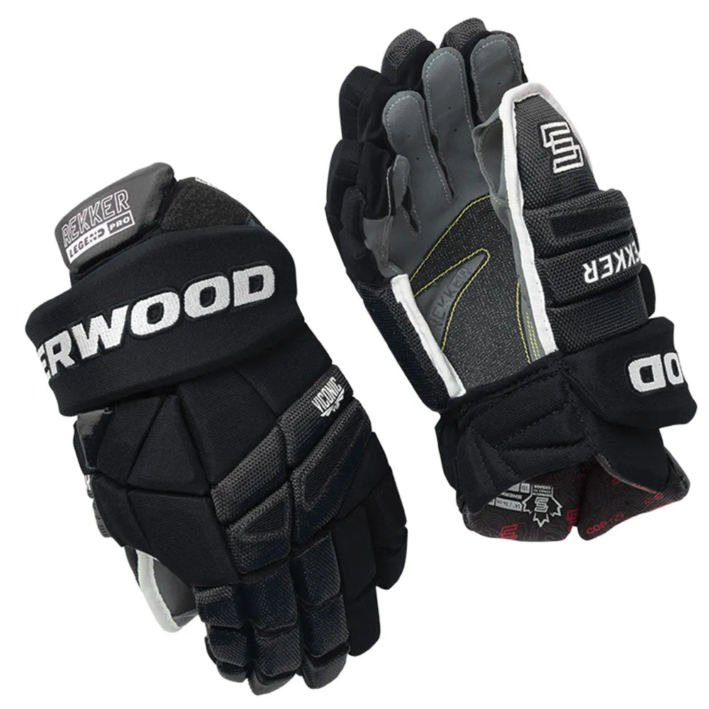 SHERWOOD REKKER LEGEND PRO SENIOR HOCKEY GLOVES