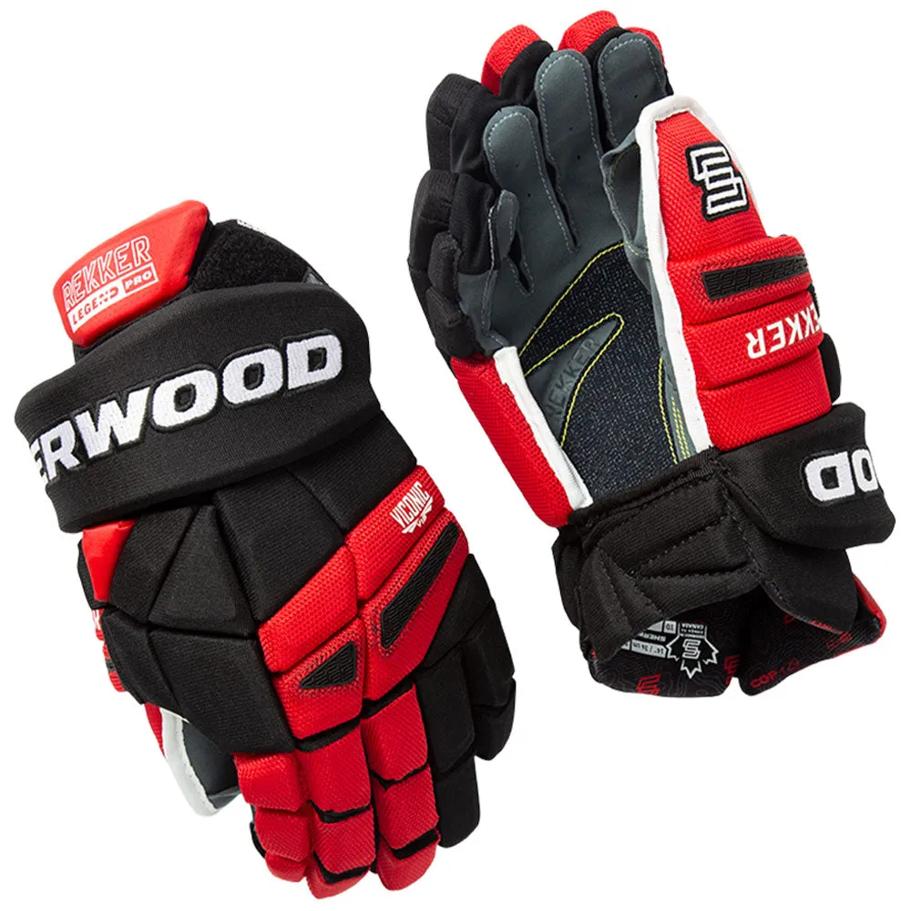 SHERWOOD REKKER LEGEND PRO SENIOR HOCKEY GLOVES