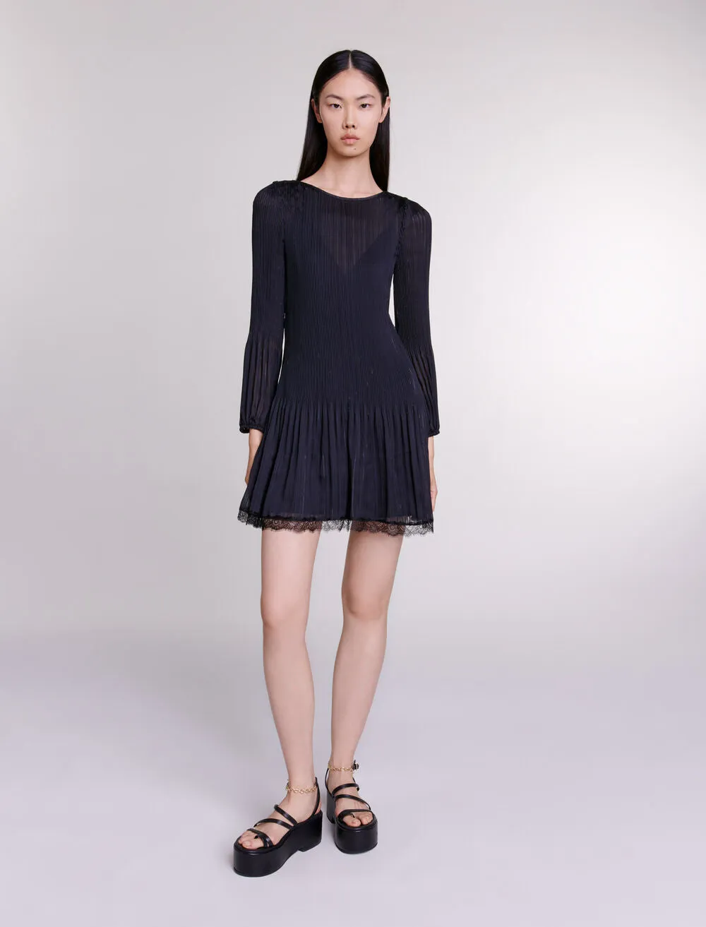 Short Pleated Dress