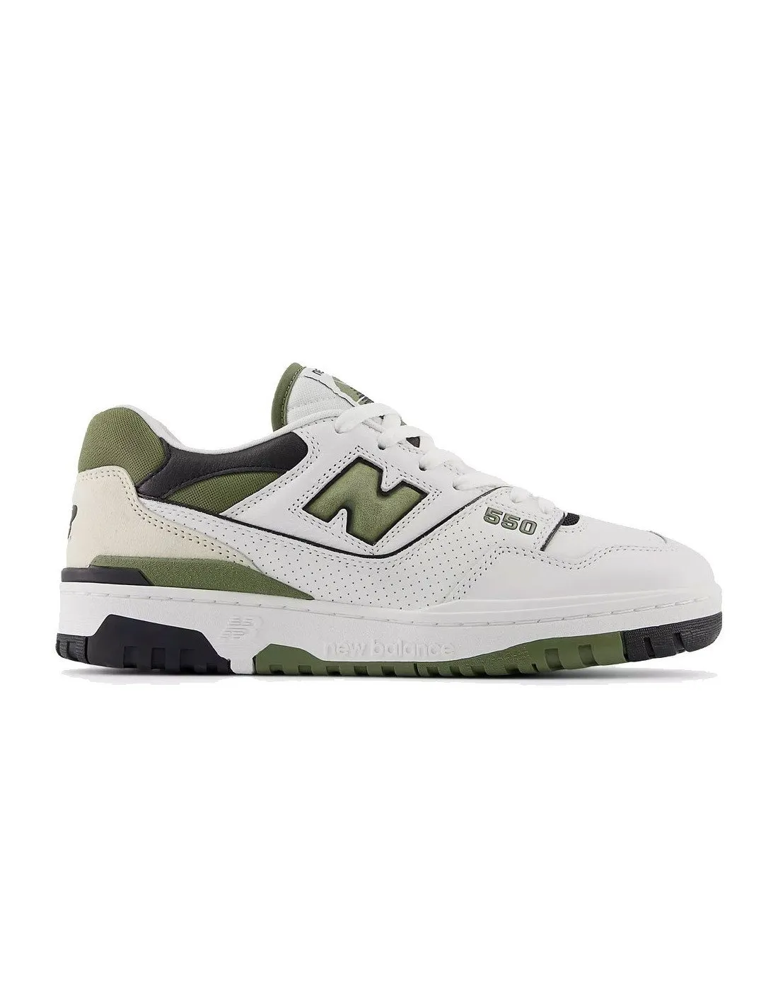 Sneakers New Balance donna BB550 bianche e verdi