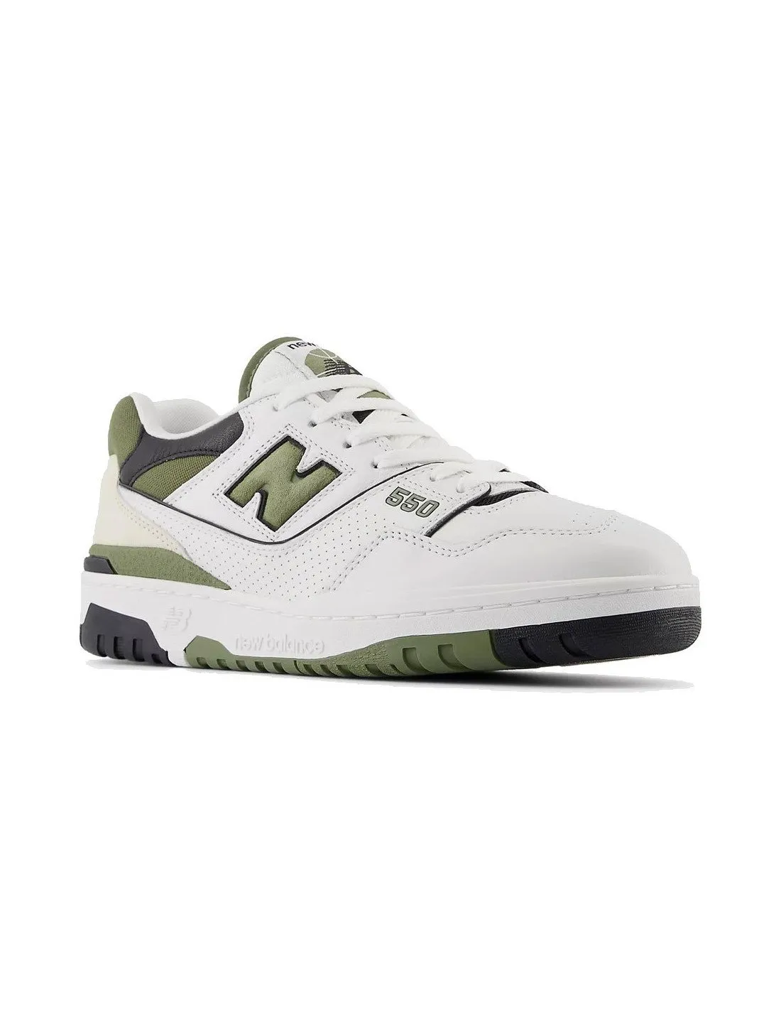 Sneakers New Balance donna BB550 bianche e verdi