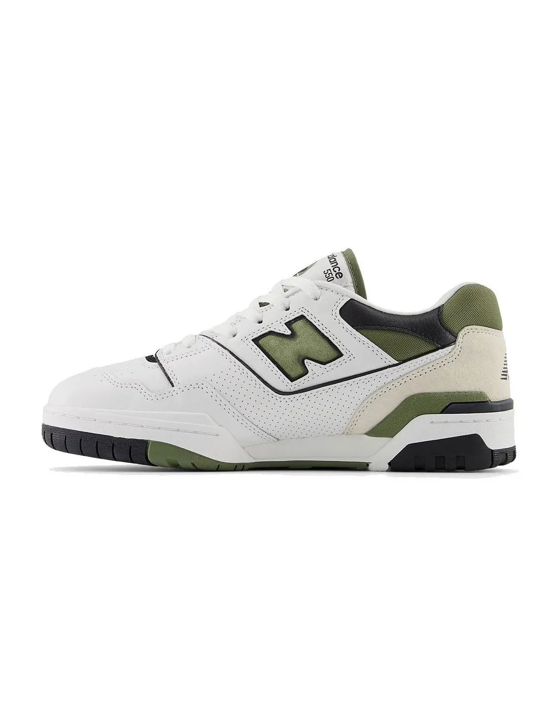 Sneakers New Balance donna BB550 bianche e verdi