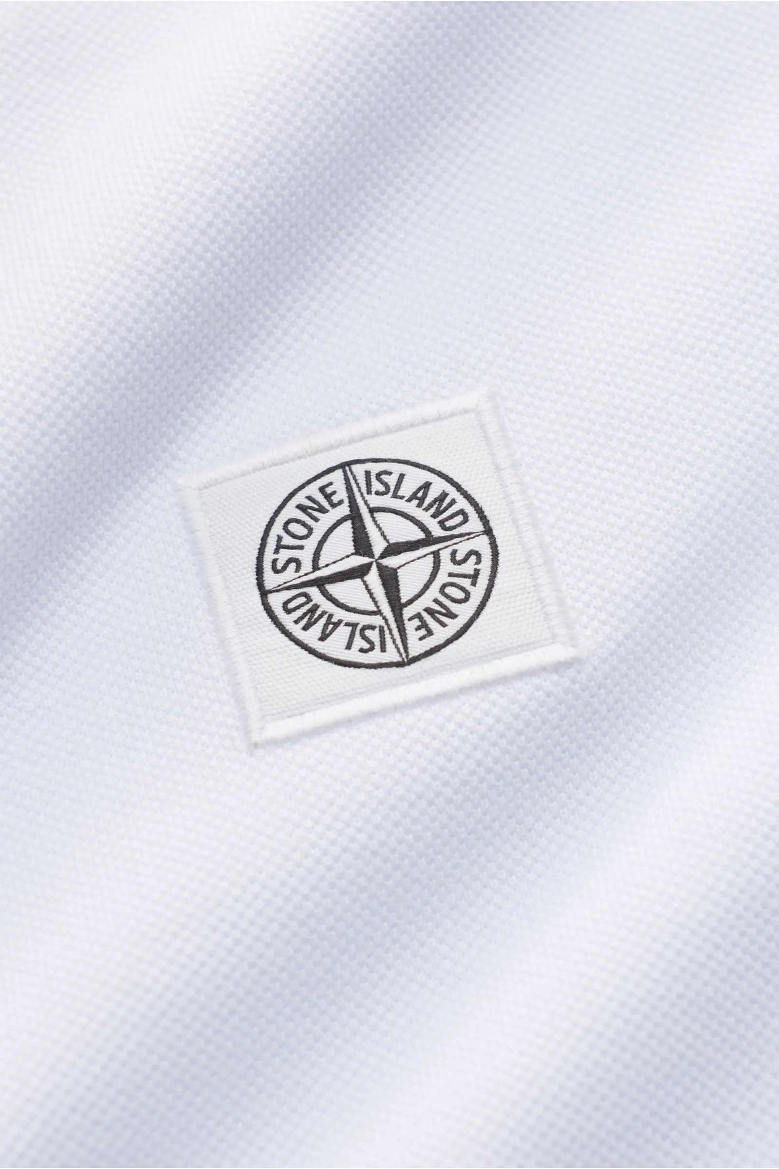 STONE ISLAND polo shirt white