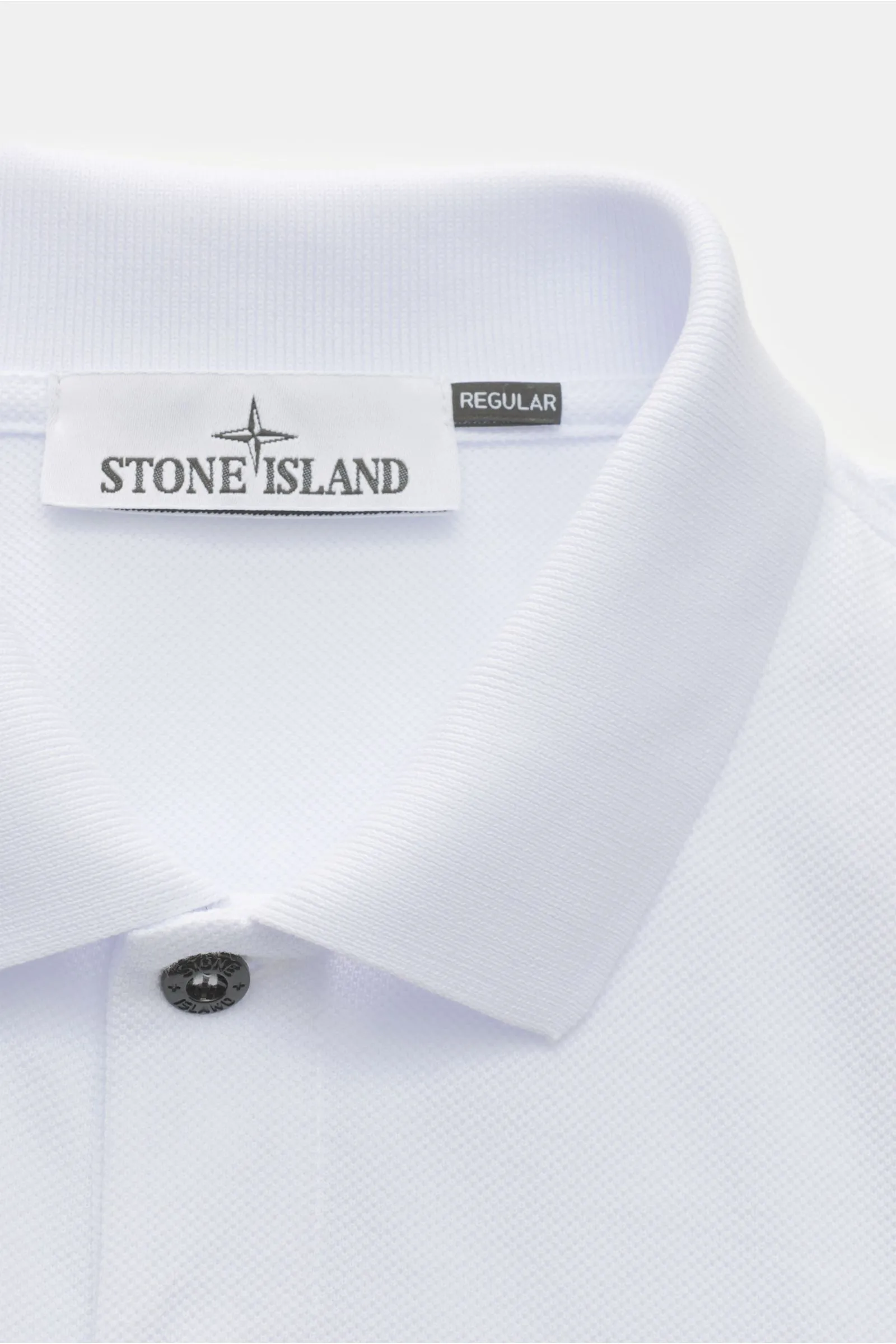 STONE ISLAND polo shirt white