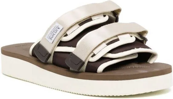 Suicoke MOTO-PO touch-strap sandals Brown