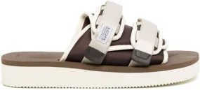 Suicoke MOTO-PO touch-strap sandals Brown