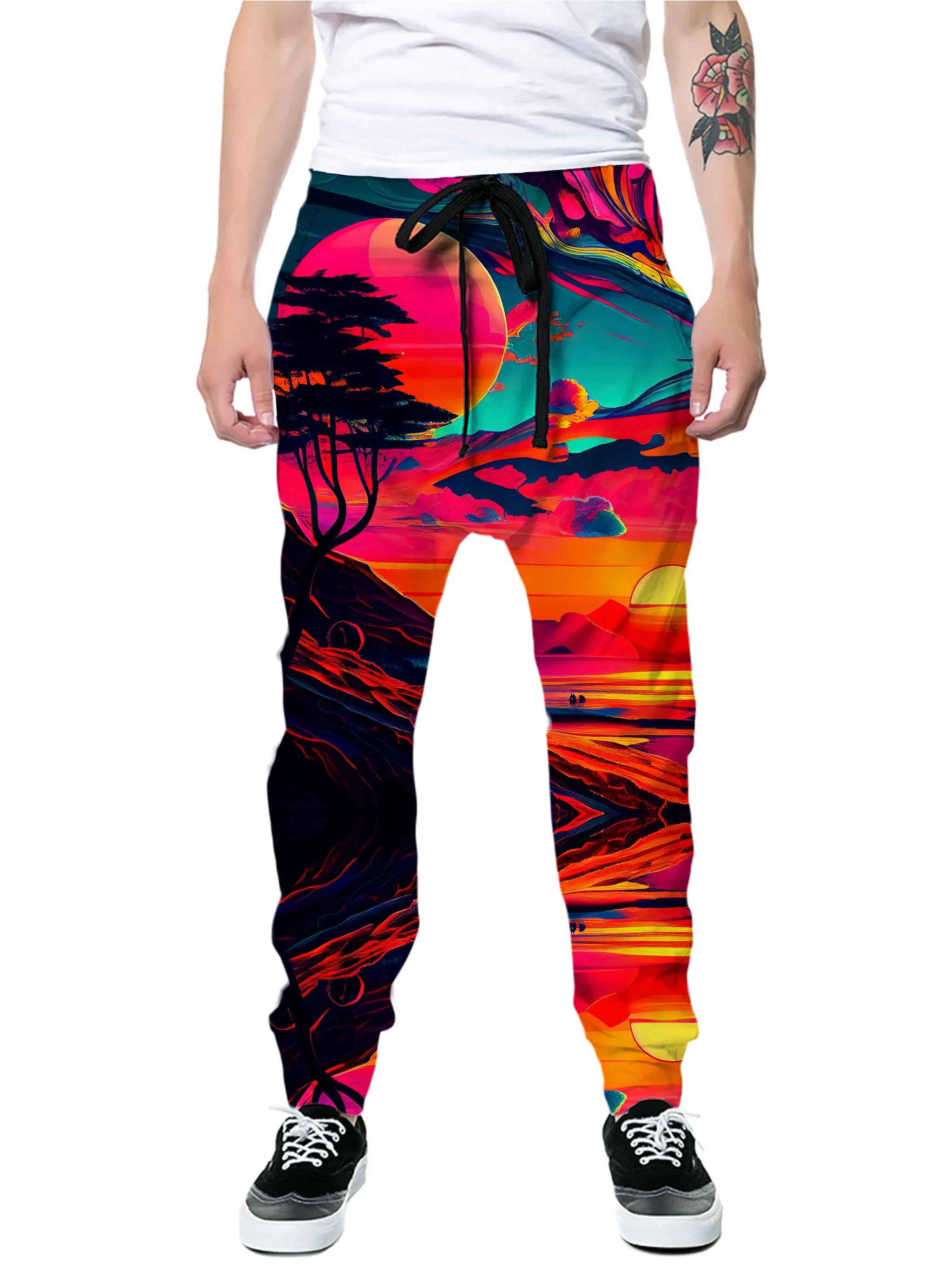 Sunset Melt Zip-Up Hoodie and Joggers Combo